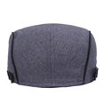 thumbnail image 5 of Xinyolin Vintage Men Twill Cotton Linen Baseball Cap Adjustable Beret Dad Hat Sunhat, 5 of 8