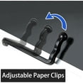thumbnail image 4 of Support de Livre Support pour Ordinateur Portable Support de Livre Réglable Plateau avec Trombones Ergonomique Multi-Hautes Angles Réglables Supports de Cuisine, 4 of 5