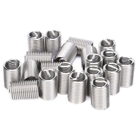 

20Pcs Thread Inserts Male Female Reducing Nut Repair Tool Stainless Steel Fastener M14x22.5D