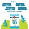 thumbnail image 3 of Paquetes de hielo Healthy Packers para loncheras y refrigeradores (juego de 4), 3 of 9
