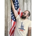 thumbnail image 2 of Independence Statue Of Liberty T-Shirt Men -Image by Shutterstock, Male XX-Large, 2 of 4