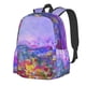 thumbnail image 1 of Disketp Colorful Purple Cosmos Flower Mochila Escolar de Gran Capacidad y Peso Ligero, Mochila de Viaje Ideal para Escuela, Trabajo y Uso Diario, Cómoda y con Estilo, 1 of 8