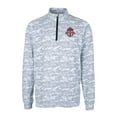 thumbnail image 2 of Men's-Cutter & Buck  Charcoal Toronto FC Traverse Stretch Eco Camo Print Quarter-Zip Top, 2 of 3