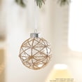 thumbnail image 5 of Aurorax Christmas Ball Ornaments 3 Inches,White Christmas Ball Decorations,Hanging Glitter Clear Home Decor for Indoor Xmas Tree Party, 5 of 7