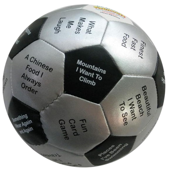 Pelota de habilidades sociales TaliCor Thumball de 15 cm para romper el hielo