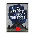thumbnail image 2 of Stupell Industries Sleep Under the Stars Mountain Camping Tent Grain Pattern Framed Wall Art, 11 x 14, Design by Linda Birtel, 2 of 5