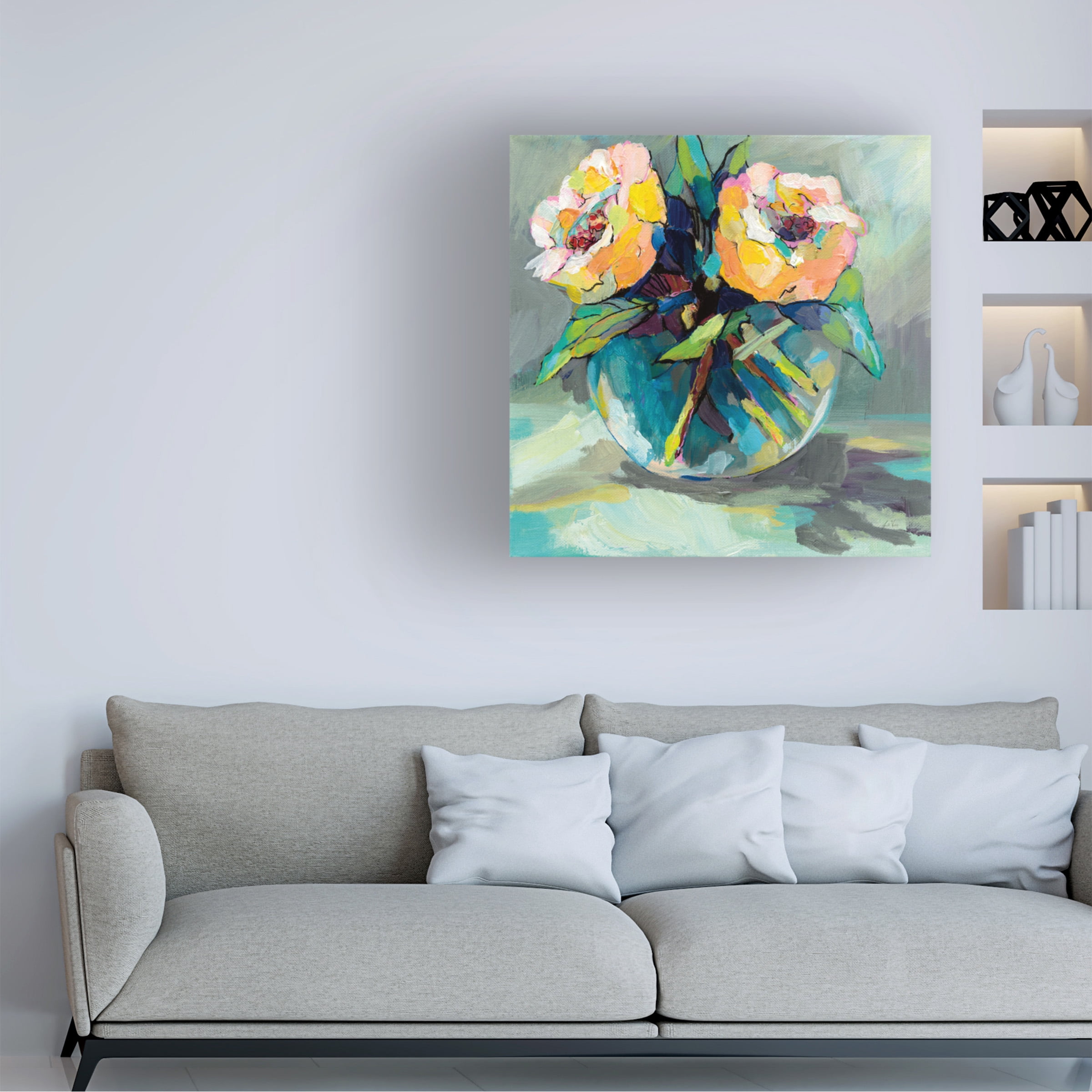 Jeanette Vertentes 'Twins' Canvas Art