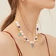 thumbnail image 5 of Collar para mujer, joyería para mujer, collar de joyería para mujer, colgante geométrico de corazón, collar de perla de piedra natural, collar Alentine, 5 of 5