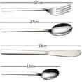 thumbnail image 2 of 4-Piece Travel Utensil Flatware Set Camping Cutlery Set of 1, 2 of 7