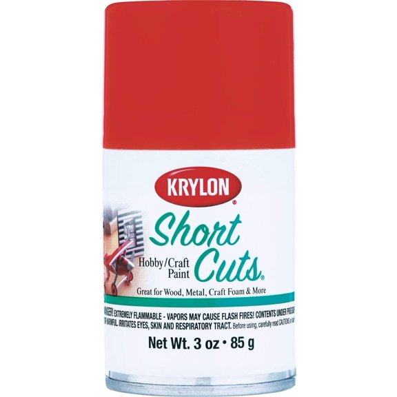 3 Oz Glow Orange Short Cuts Spray Paint [Set of 6]