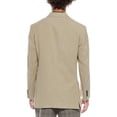 thumbnail image 2 of TODD SNYDER mens  Relaxed Linen Tuxedo Jacket, 44R, Tan, 2 of 3
