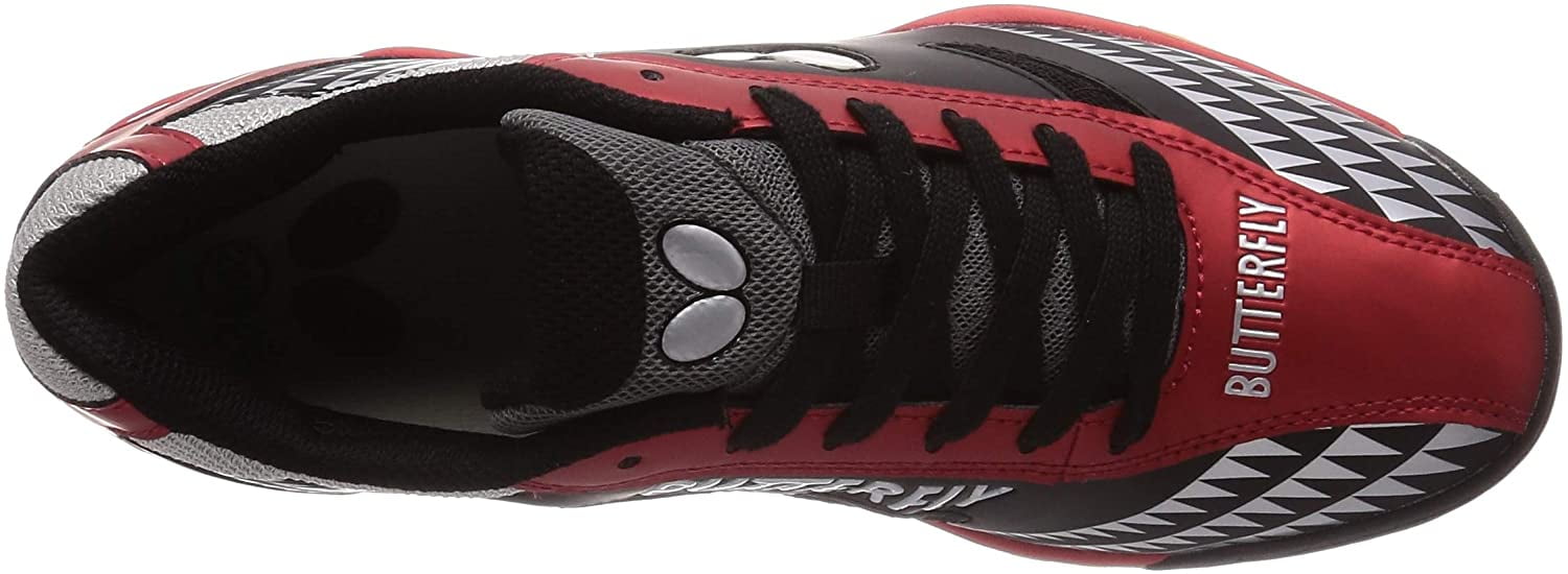 Butterfly Lezoline GIGU Table Tennis Shoes Unisex Shoe Black Red Size US 10.5 Jp Lezoline Gigu - PingPod main image 2