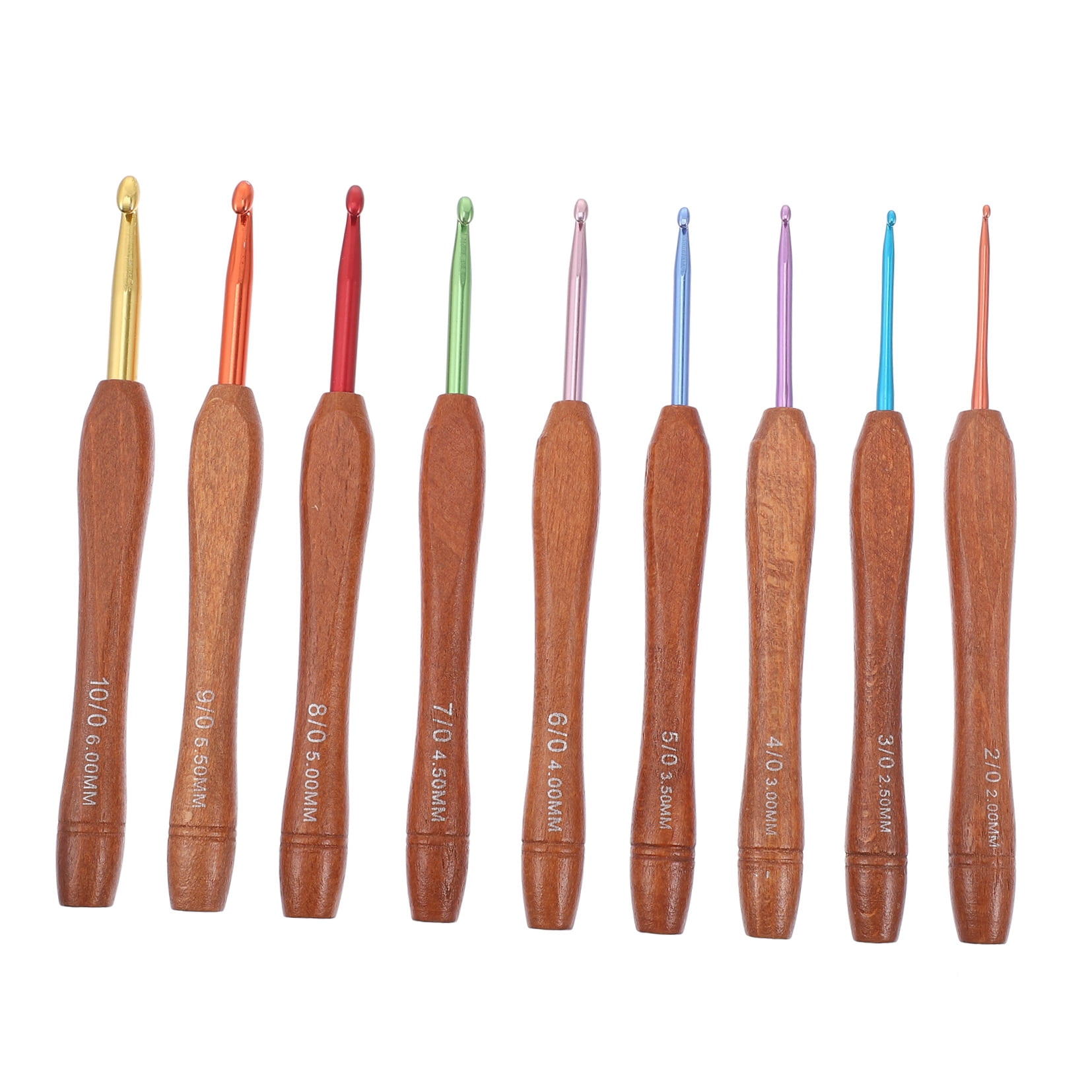 FONDOTIN Crochet Hooks Aluminium Knitting Tools