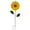 Yellow, variant on Outdoor Metal Flower Garden Decor - Iron Flower Courtyard Decorations, Ground-Inserted Metal Flower Ornaments, Durable Garden Art for Lawns, Pathways & Outdoor Spaces