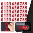 thumbnail image 5 of Reflective Mailbox Numbers Sticker (0-9, 5 Sets) for Outside,Strong Self Adhesive Vinyl House Numbers for Mailbox, Signs, Door, Cars, Trucks, Home, Business, Address Number(Red 2IN), 5 of 5