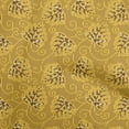 thumbnail image 1 of oneOone Viscose Chiffon Yellow Fabric Abstract Floral Leaf With Stripes Sewing Craft Projects Fabric Prints By Yard 42 Inch Wide, 1 of 4