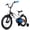 White, variant on Hykolity Kids Bike, 16 Inch Children Bicycle for Boys & Girls Ages 4-6 Years Old, Rider Height 38-48 Inch, Sport Bike BMX Freestyle Handlebar Black Green