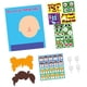 thumbnail image 4 of Tablero de fieltro de juguete de aprendizaje socioemocional, crea múltiples expresiones faciales, juegos de caras divertidas para niñas de 3 a 4 años Estilo A, 4 of 8