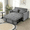 Dark Gre, variant on Gewnee Light Grey 52.75" Convertible Sleeper Sofa Bed with Adjustable Backrest, Storage Pocket & Solid Wood Frame for Living Room