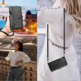 thumbnail image 5 of Case For Oneplus Nord 2t Zipper Handbag Wallet Leather Cover With Crossbody Detachable Lanyard Strap Compatible With Oneplus Nord 2t, 5 of 5