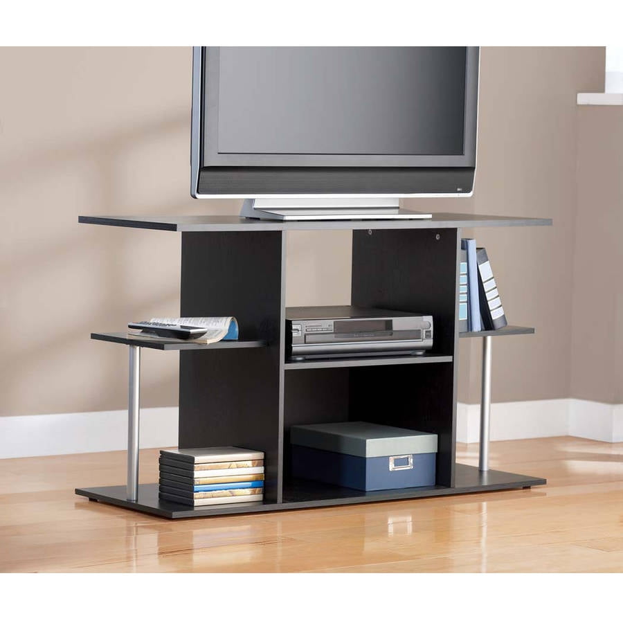 Mainstays LCD Entertainment Stand for TVs up to 42", Black Oak Walmart Inventory Checker