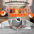 thumbnail image 3 of 3-pack Silicone Freezer Trays With Lid 2 Large 2-cup(500ml)&4 Medium 1-cup(125ml)&6 Small 1/2-cup(75ml) Soup Container Molds Ice Cube Tray For Meal Prep&freezing Stews Sauces, 3 of 8