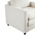thumbnail image 4 of Corduroy Chair With - Relaxing Bedroom Beige Armchair , Ergonomic Sleeper For Office, Bedroom, Living Room Spacious Lounge, 4 of 6