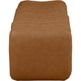 thumbnail image 6 of Meridian Furniture Atticus Cognac Vegan Leather Bench, 6 of 8