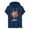 Navy, variant on ZQUUVOU Men's T-Shirt Casual Print Hooded Pullover Short Sleeve Sports T-Shirt (Navy,M)