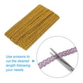 thumbnail image 4 of 13 Yards Gimp Braid Trim, 3/8 inch Upholstery Braid Trim for Costume Sewing DIY Crafts Orange, 4 of 6