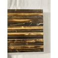 thumbnail image 3 of Rustic Small Handmade Natural Finish Wooden American Flag Indoor Outdoor Wall Art, 3 of 6