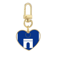 thumbnail image 1 of arc de triomphe french euan symbol Gold Heart Keychain Metal Keyring Holder, 1 of 3