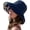Black #B, variant on Sun Hat for Women Wide Brim Reversible Bucket Hat UV Protection Foldable Summer Hat with Chin Strap Beach Hat for Travel
