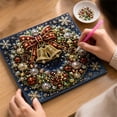 thumbnail image 4 of DIY Christmas Diamond Painting Kit For Adults With Hanging Ornament And Craft Tools Creative Holiday Activity For Beautiful Home Display And Wall Decor Gift Set With Complete Supplies, 4 of 4