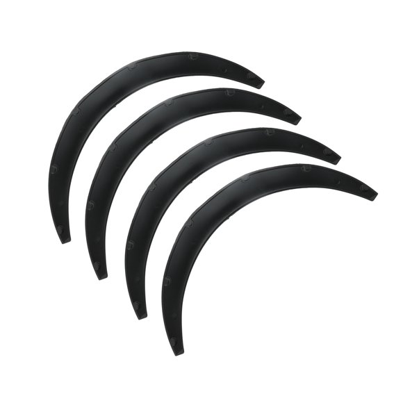 Protecteur de Sourcils pour Roue Universelle Flexible PP Noir Mat Arches Décoratives Élargies pour Voiture