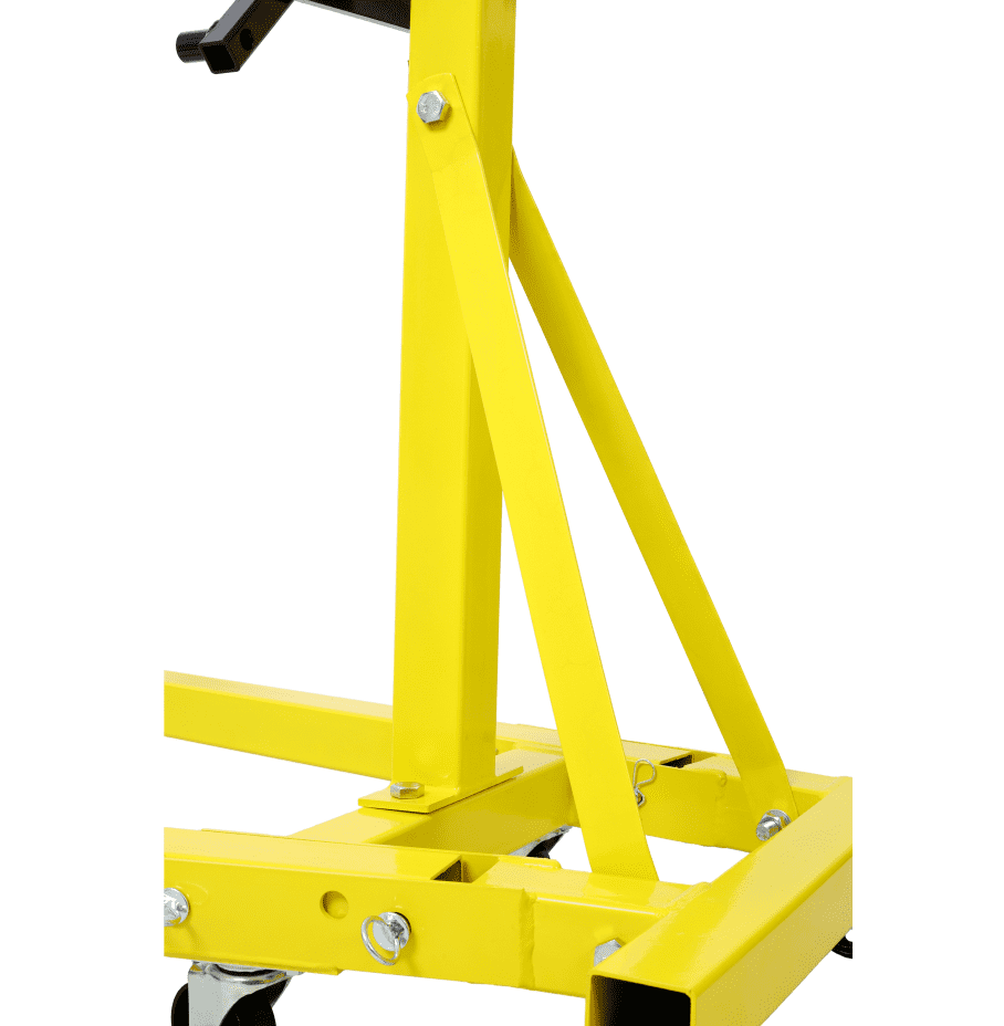 Folding Engine Stand 2000LB Capacity 360° Head Jack Dolly Mover