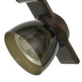 thumbnail image 4 of 12W Integrated LED Track Fixture with Polycarbonate Head, Bronze and Black, 4 of 5