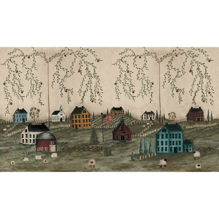 Primitive Scenery Prepasted Wall Mural 10.5'W x 6'H