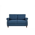 thumbnail image 6 of Uspridefurniture Matsuko 2Pcs Living Room Set, Loveseat and Sofa, Ocean Blue, 6 of 6