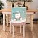 thumbnail image 4 of Fundas para Respaldos de Sillas con Temática Navideña y Fundas Verdes con Figuras Estéreo para Decoración Del Hogar para Fiestas y Banquetes Navideños., 4 of 6