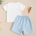 thumbnail image 5 of HCNTES Baby Boys Clothes Set Baby Boys Rocket Print T Shirt Tops Shorts Outfits,2-3 Years, 5 of 8
