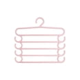 thumbnail image 1 of 5-Tier Trouser Rack - Pants Hanger with Clips | Space-Saving | Black/White | Closet Organizer, 1 of 6