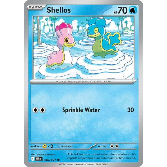 Pokemon Surging Sparks Common Shellos #46