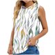 thumbnail image 1 of Tops de Ajuste Suelto para las Mujeres con Capucha Impresa Floral sin Mangas, Ligero Poliéster Casual Y Uso Diario, 1 of 5