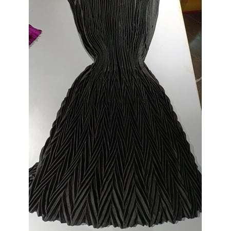Viscose modal satin weave Pleated fabric 44" wide. available in your custom color