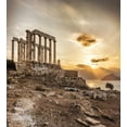 thumbnail image 3 of Ambesonne Pillar Duvet Cover Set, Greek Buildings Poseidon, Twin, Beige Taupe, 3 of 3