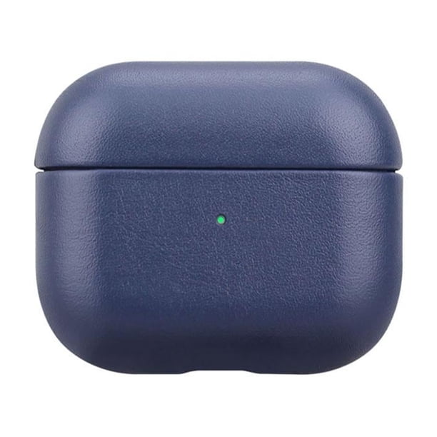Ruifaya Funda protectora para AirPods 4 Funda de cuero para auriculares Funda protectora anticaídas