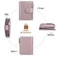 thumbnail image 4 of (2 pack) FALAN MULE Small Wallet for Women Genuine Leather Bifold Purse RFID Blocking Card Holder, 4 of 8