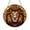 Stained Glass 5.9 Inch, variant on Vibrant Crowned Lion Stained Glass Window Hanging, Animal-Themed Home Decor, Gift Idea for Men or Wildlife Lovers