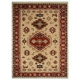 thumbnail image 5 of Rugsotic Carpets Hand Knotted Wool and Silk Area Rug, 6'x9', Rectangle, Gold Red, Oriental Handmade Low Pile Rug for Living Room Bedroom, 5 of 5